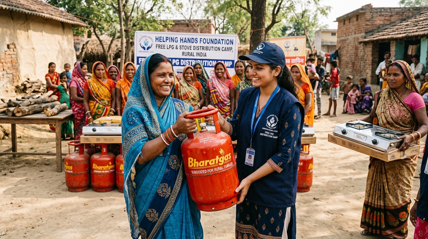 Free LPG Gas Cylinder Distribution